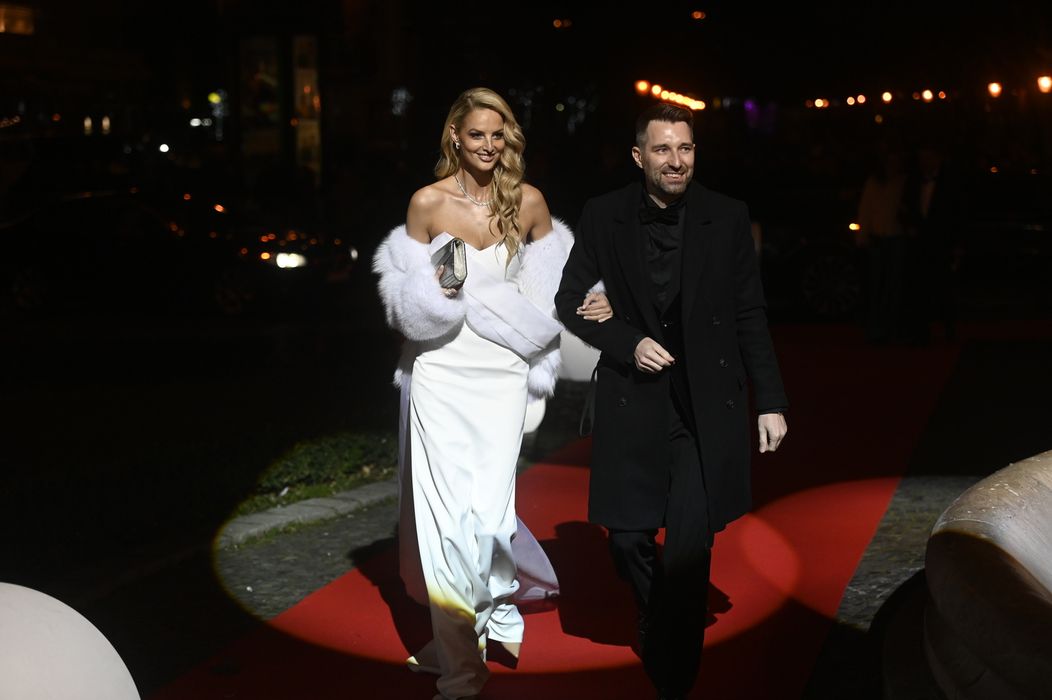 Matej Landl s manželkou.