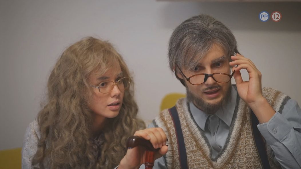 Gabriela s Pítrom ako dôchodcovia v Love Island After