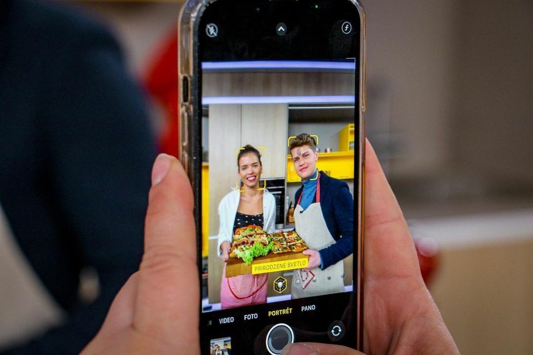 Oliver Oswald a Kristína Šišková v Teleráne.