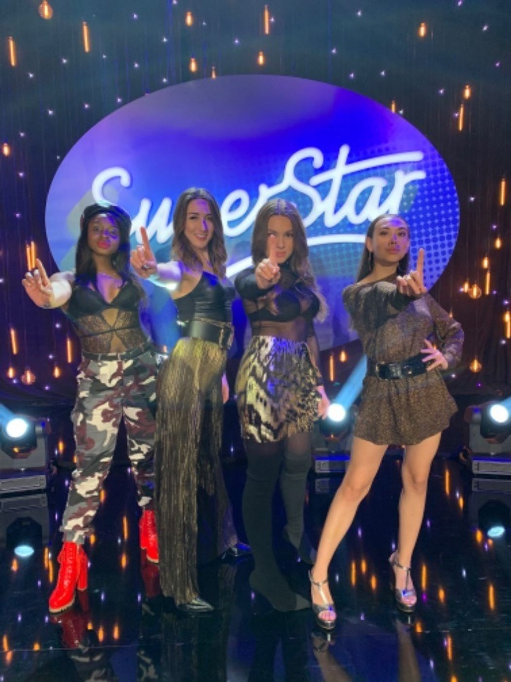 Klára Berisha, Esther Lubadika, Valerie Lynna a Lucka Bikárová