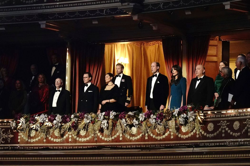 Princ a princezná z Walesu v Royal Albert Hall