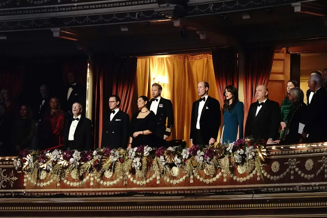Princ a princezná z Walesu v Royal Albert Hall