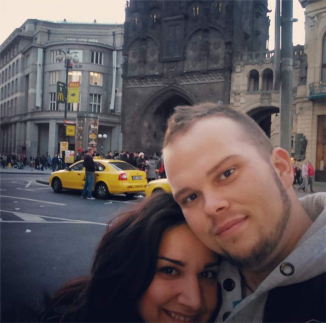 Veronika Danišová s priateľom