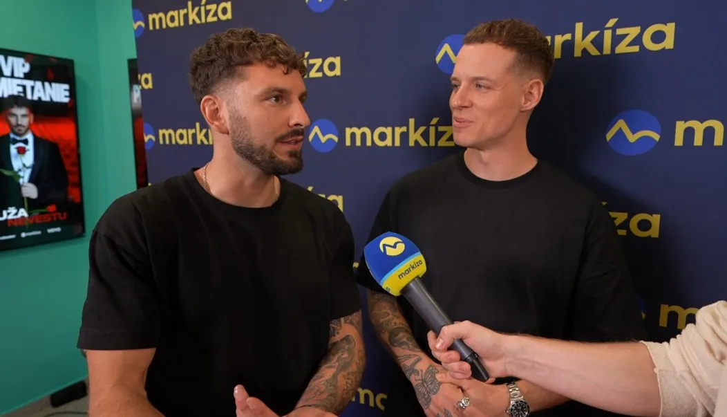 Rasťo a Krištof na premiére piatej epizódy šou Ruža pre nevestu v Prievidzi.