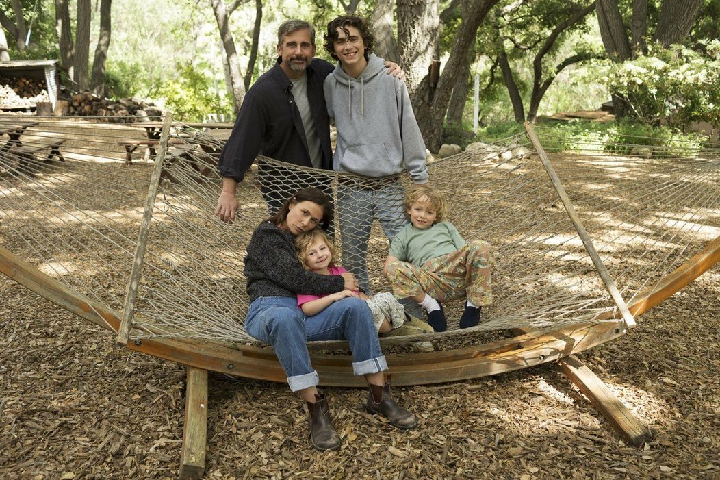 Timothée Chalamet a Steve Carell vo filme Beautiful Boy