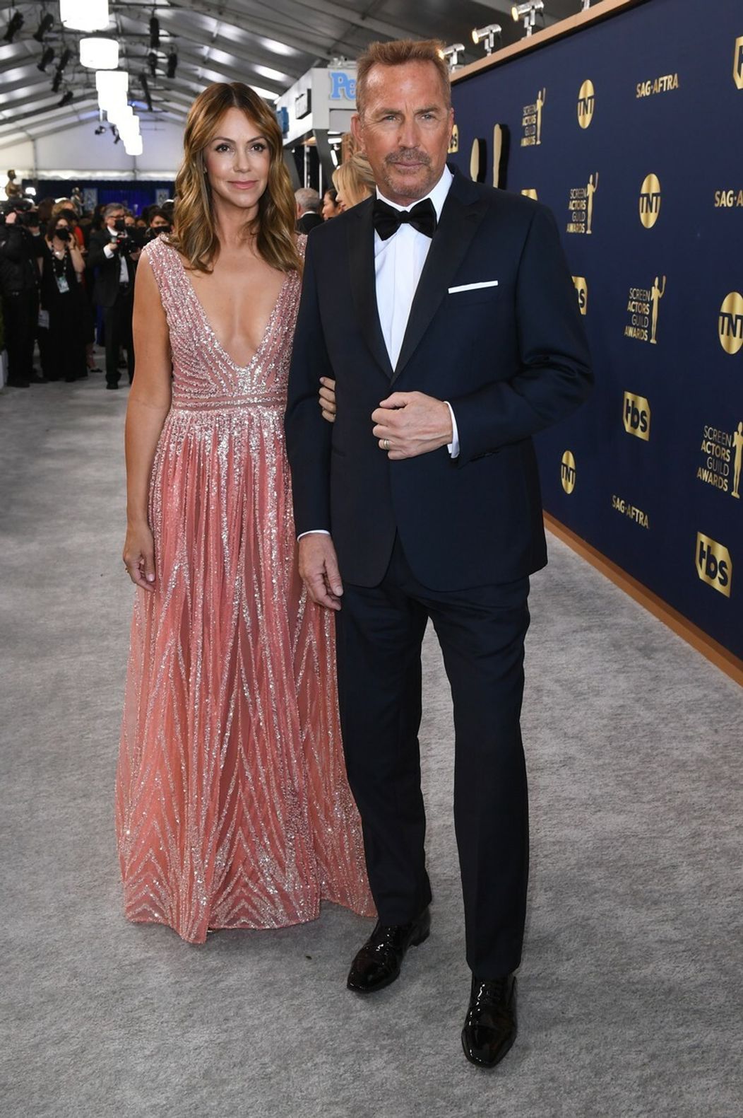 Kevin Costner s manželkou