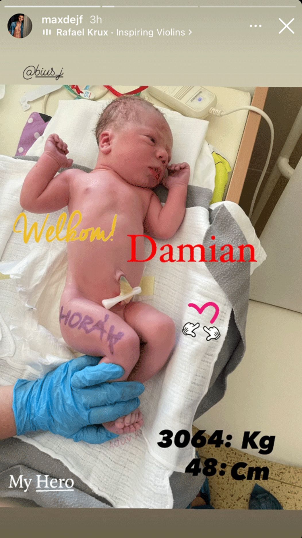 David Horák sa stal otcom