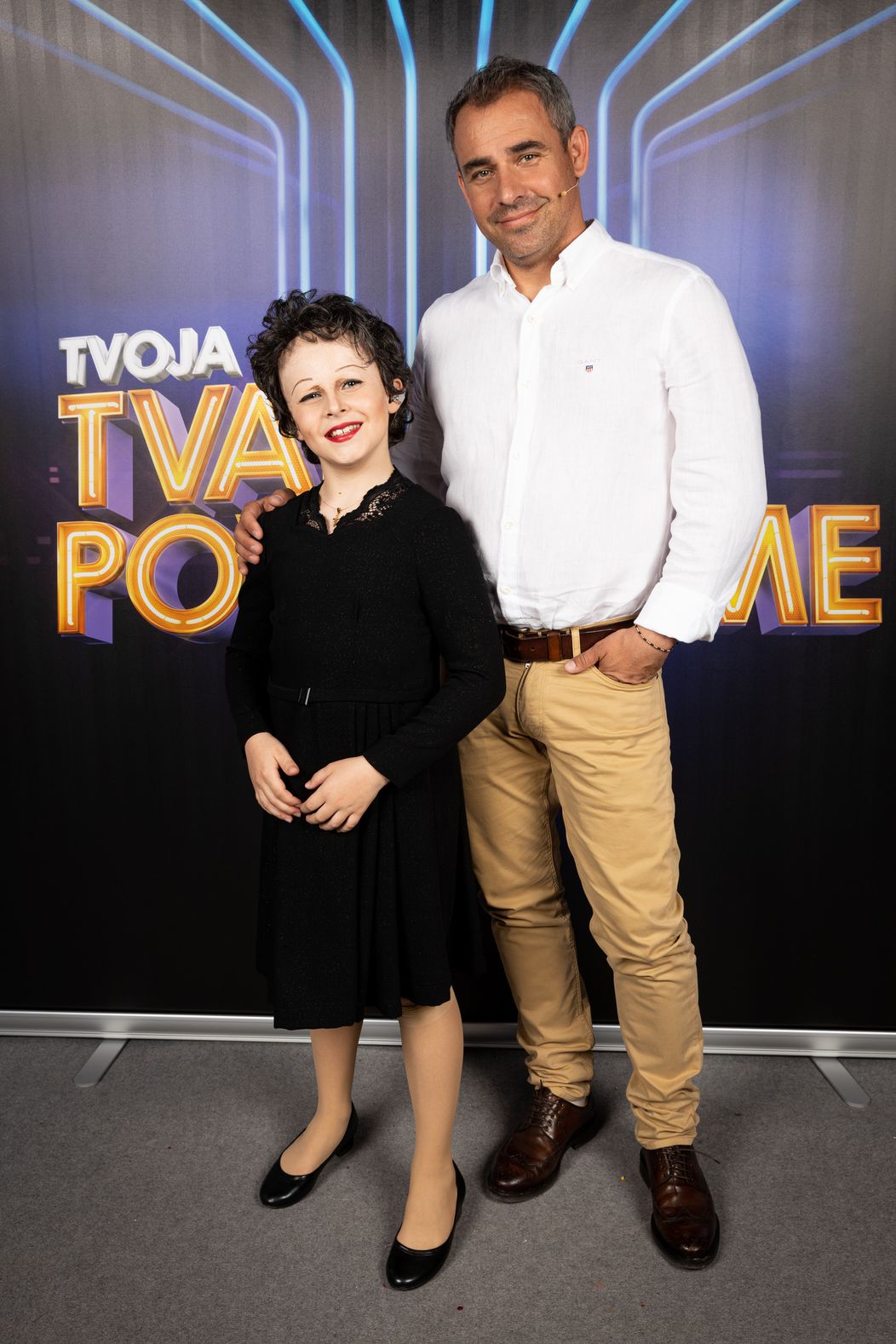 Maroš Baňas ako Edith Piaf a Filip Tůma