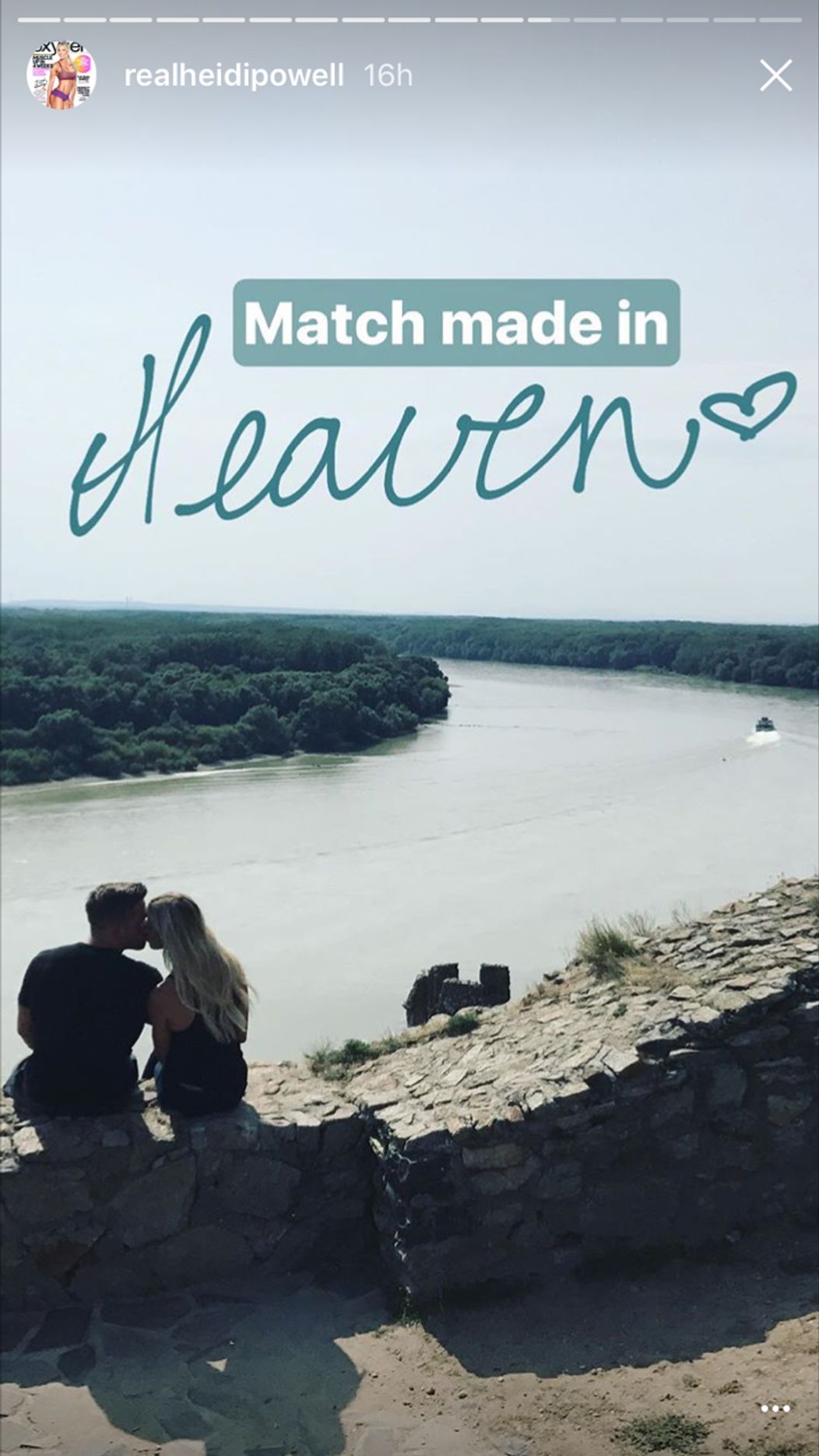 Heidi sa pochválila takouto romantickou fotkou