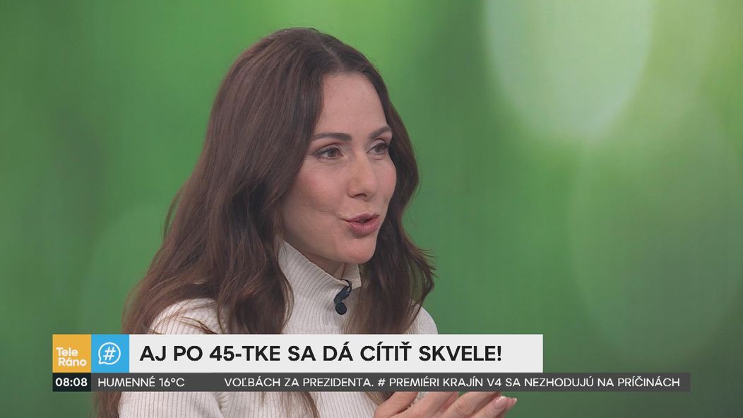 Helena Krajčiová v Teleráne