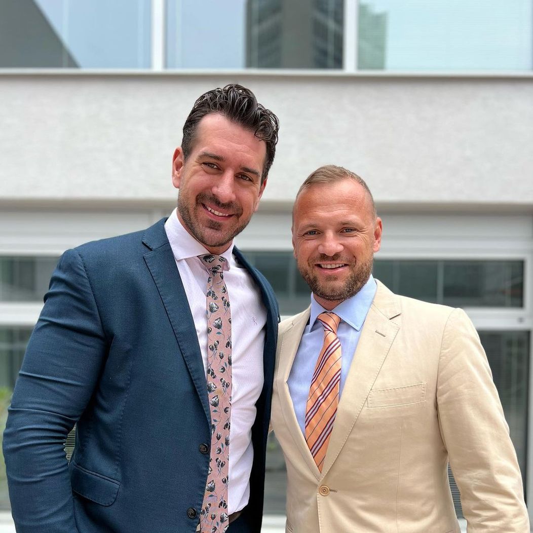 Boris Valábik a Marián Gáborík  