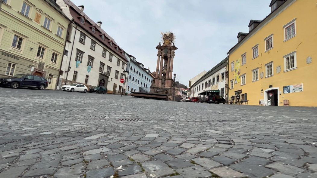 Námestie Svätej trojice v Banskej Štiavnici