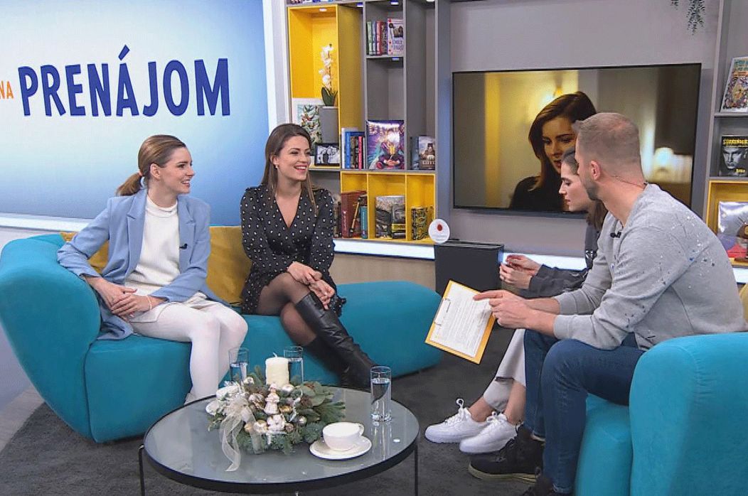 Maca Zábranská a Monika Horváthová v Teleráne