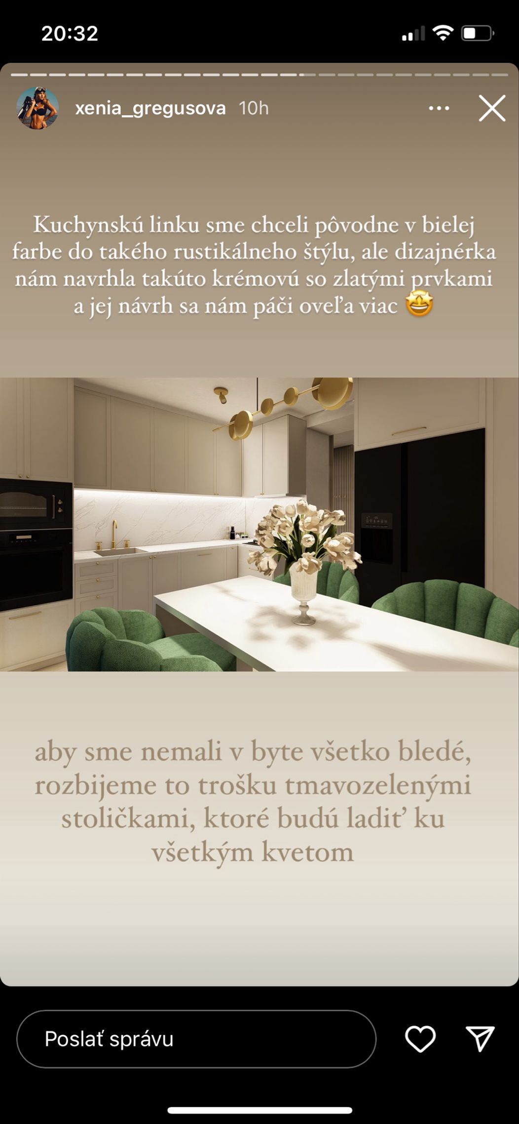 Vizualizácia bytu Xénie a Lukáša