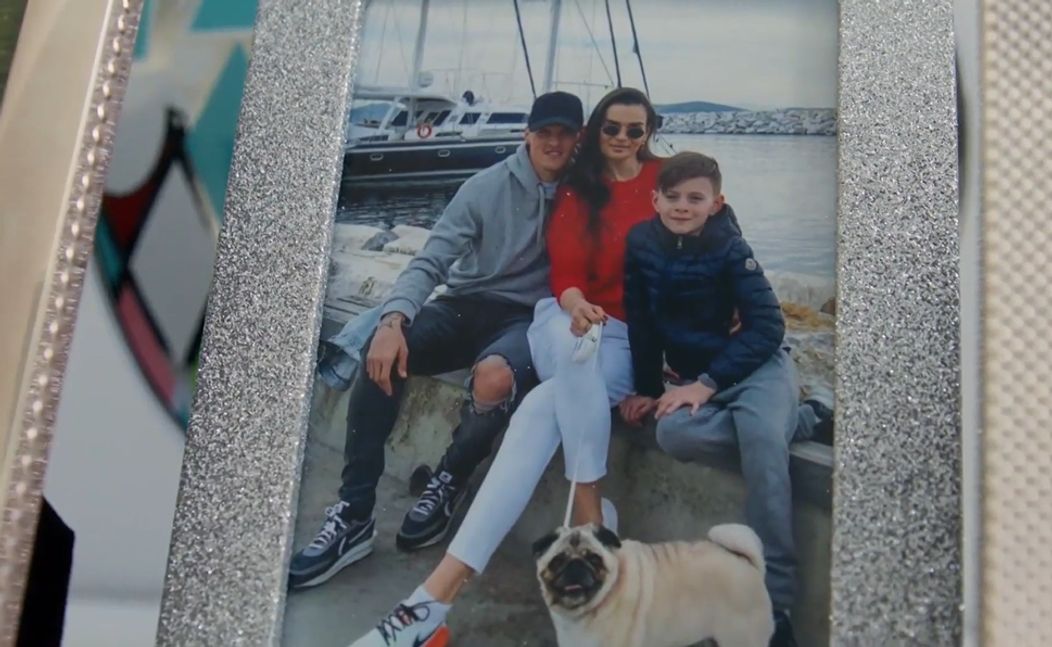 Martin Škrtel s rodinou