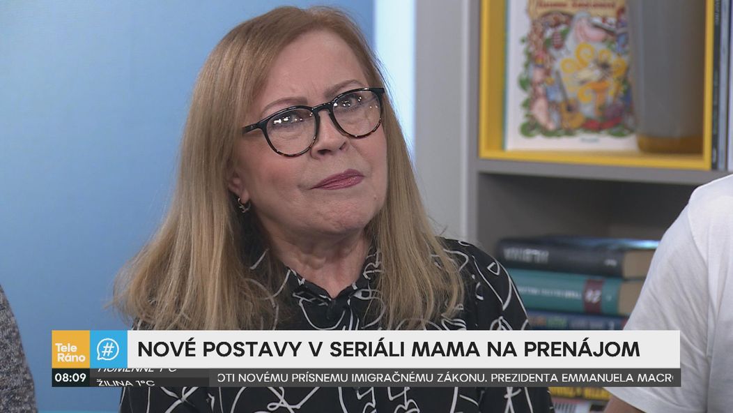 Marta Sládečková, Peter Brajerčík a Richard Autner v Teleráne