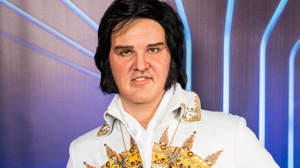 Adam Pavlovčin ako Elvis Presley.