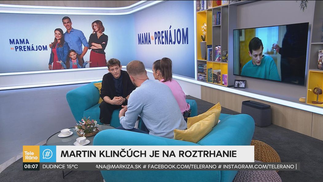 Martin Klinčúch z Mamy na prenájom v Teleráne