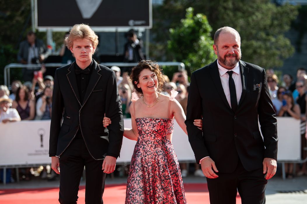 Rudolf Ondříček, herečka Martha Issová a režisér David Ondříček