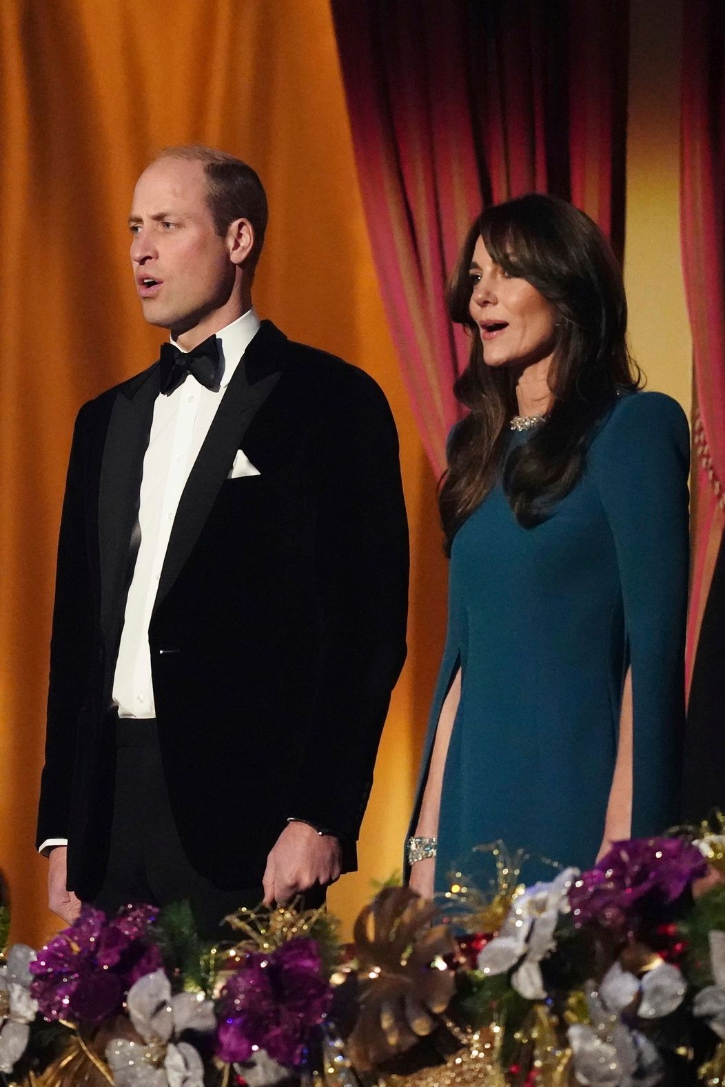 Princ a princezná z Walesu v Royal Albert Hall