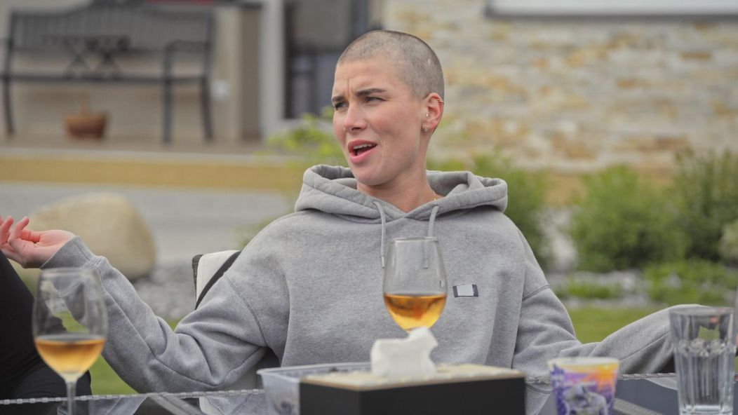 Žaneta Skružná s rodinou.