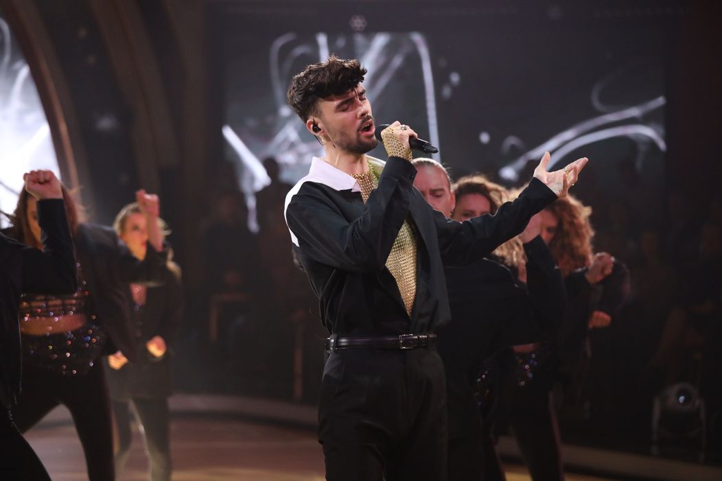 Adam Pavlovčin počas vystúpenia v Let's Dance