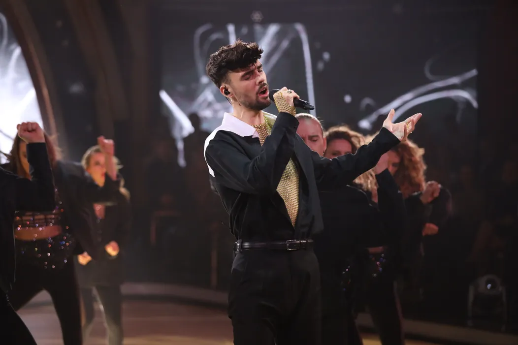 Adam Pavlovčin počas vystúpenia v Let's Dance