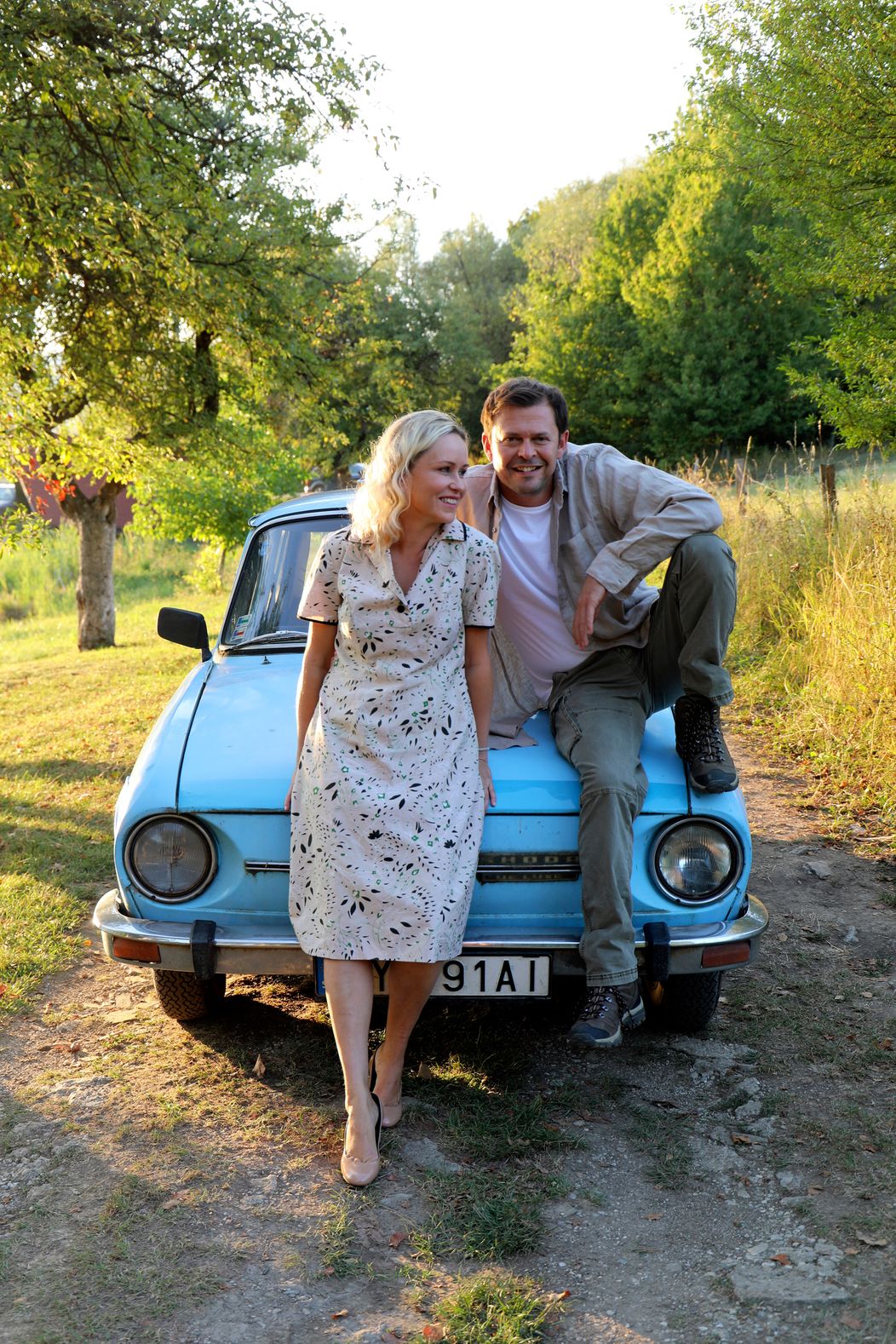 Michaela Čobejová a Alexander Bárta vo filme Pani Dokonalá