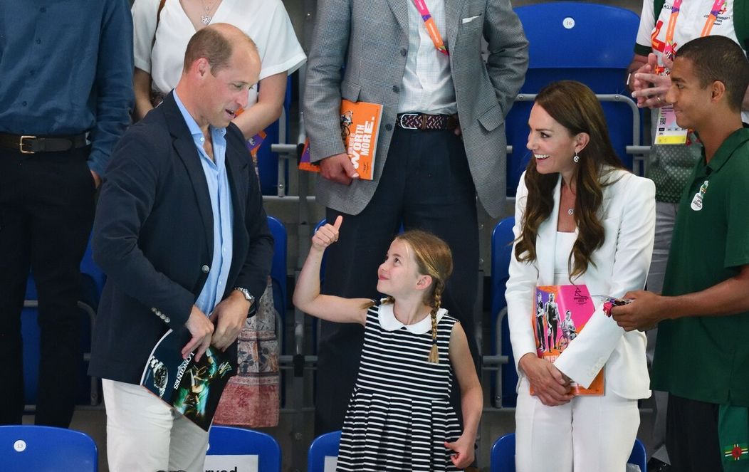 Princezná Charlotte povzbudzovla