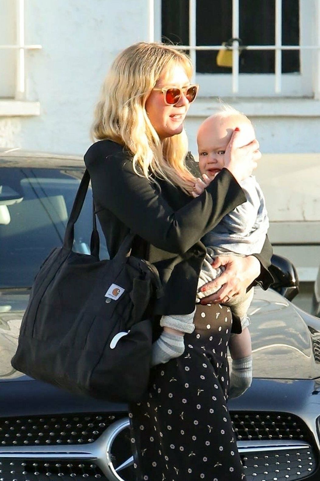 Kirsten Dunst so synčekom.