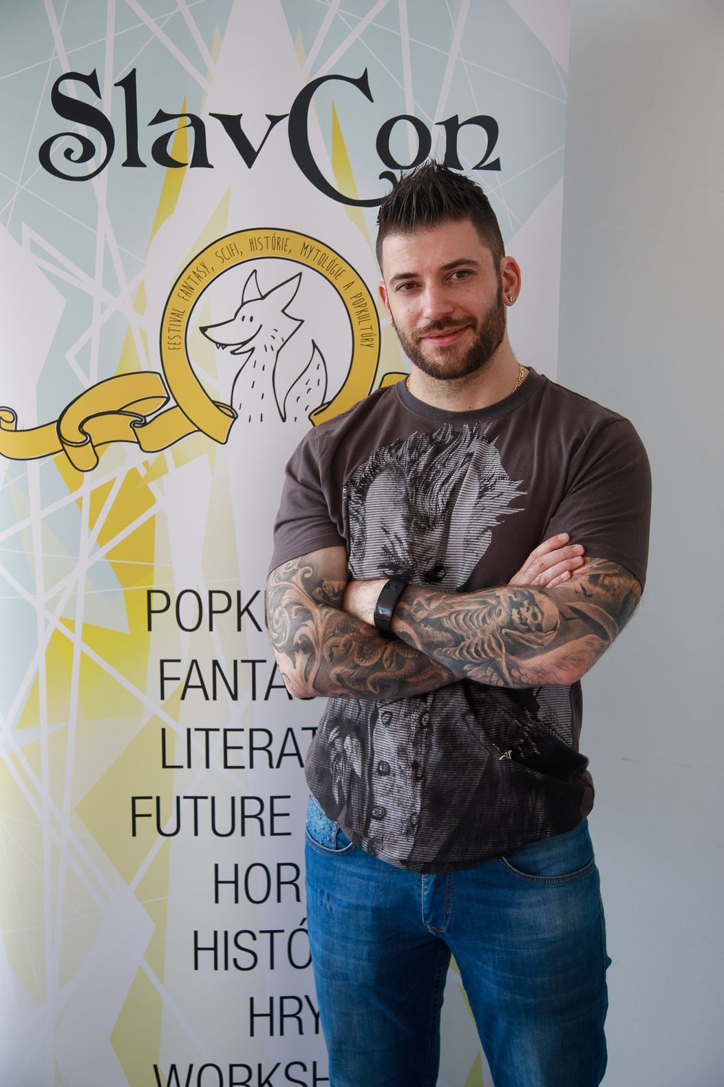 Stanislav Ianevski na metlobalovom tréningu so slovenským metlobalovým tímom Pressburg Phantoms