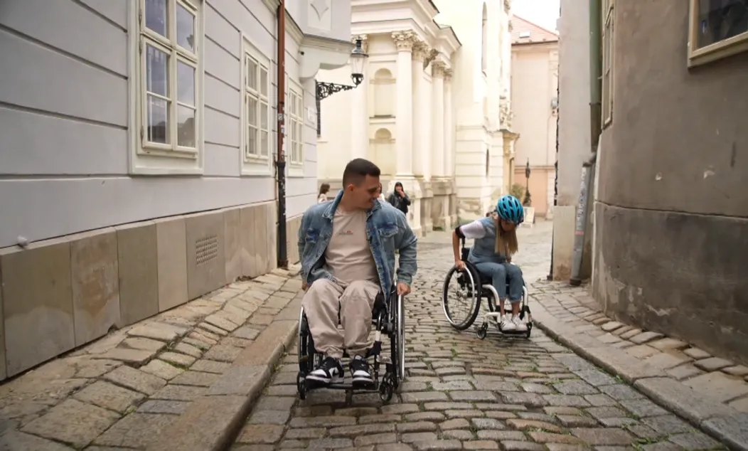 S Denisom Kučerom sme si skúsili, aké je to byť na vozíku