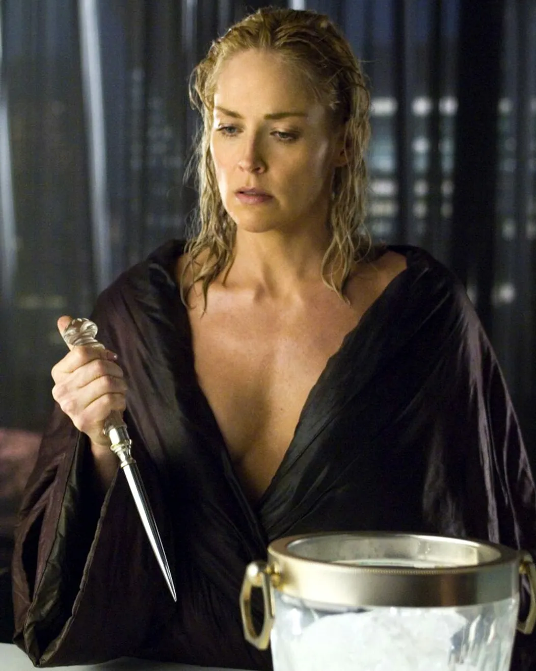Sharon Stone v 90-tych rokoch ešte ako dlhováska.