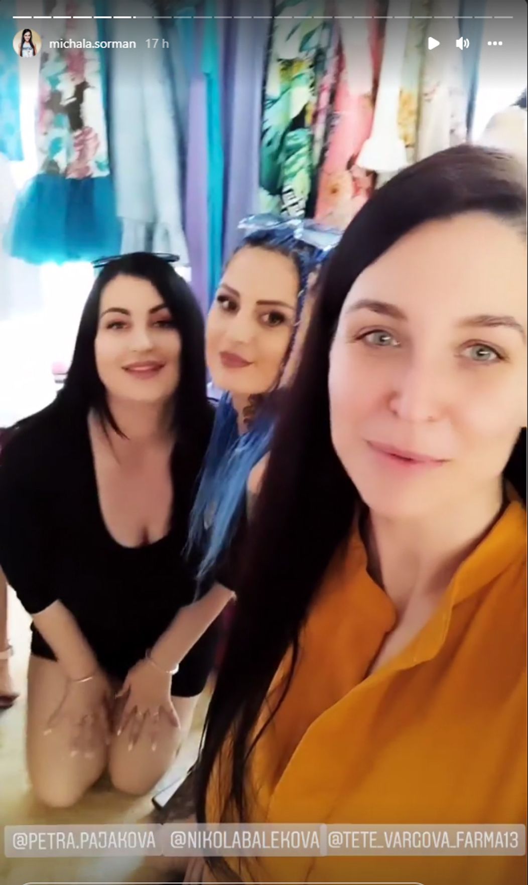 Tete Vargová, Nikola Báleková a Michala Šormanová
