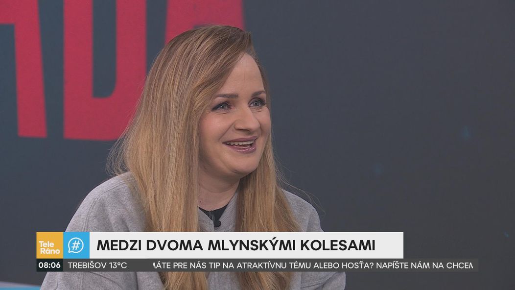Zuzka Kubovčíková Šebová v Teleráne.