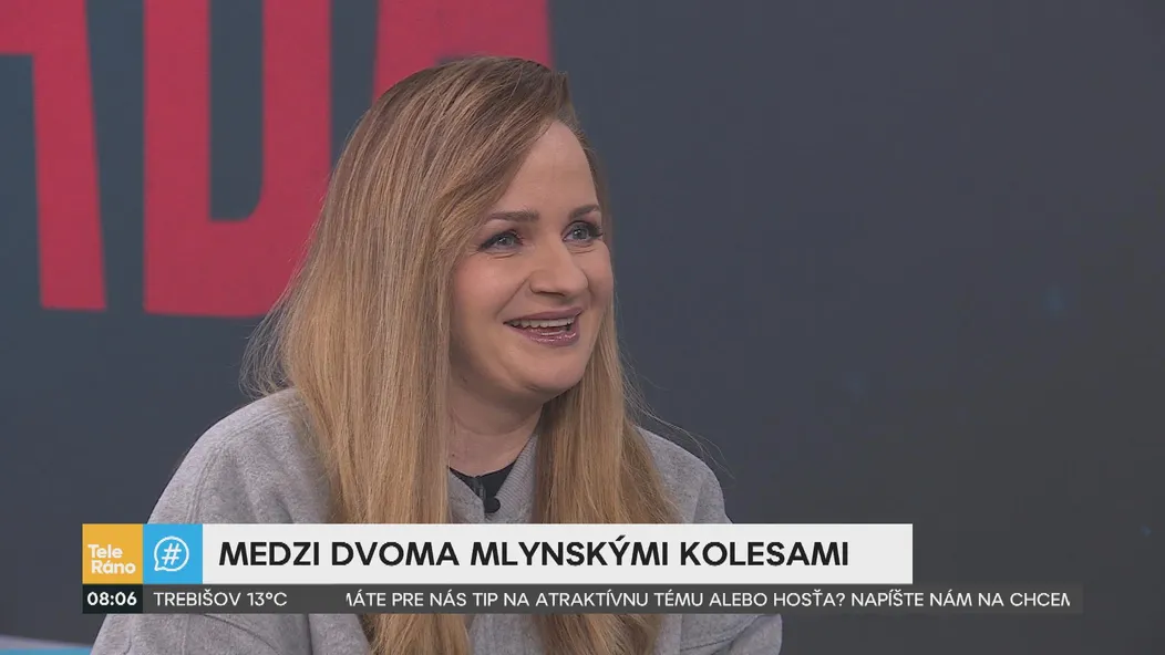Zuzka Kubovčíková Šebová v Teleráne.