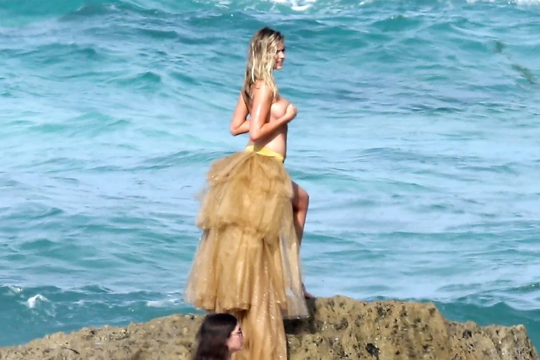Kate Upton na fotení
