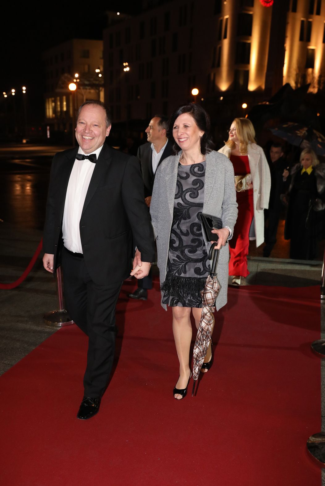 Generálny riaditeľ TV Markíza Matthias Settele s partnerkou