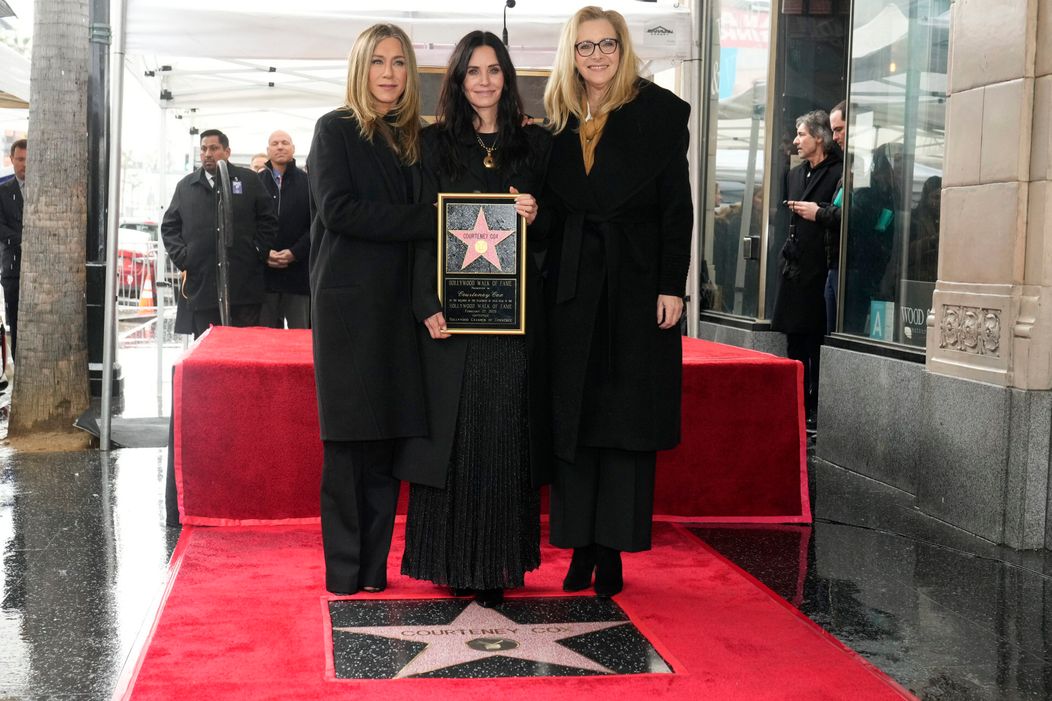 Jennifer Aniston, Courteney Cox a Lisa Kudrow na Hollywoodskom chodníku slávy