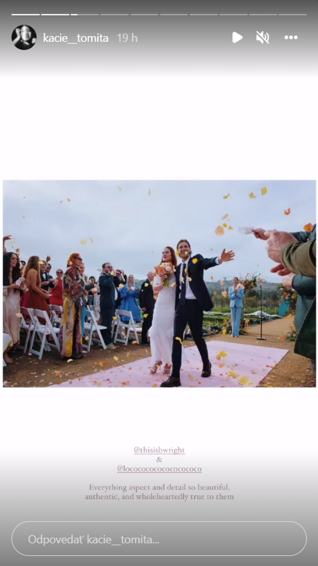 Bonnie Wright sa vydala