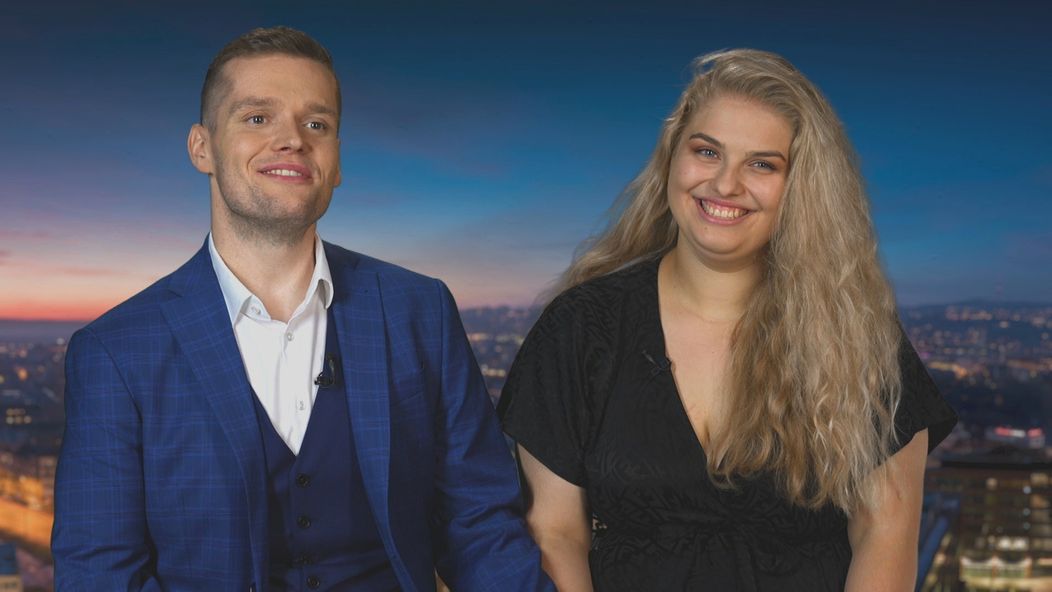 Ľubo s priateľkou Jessicou