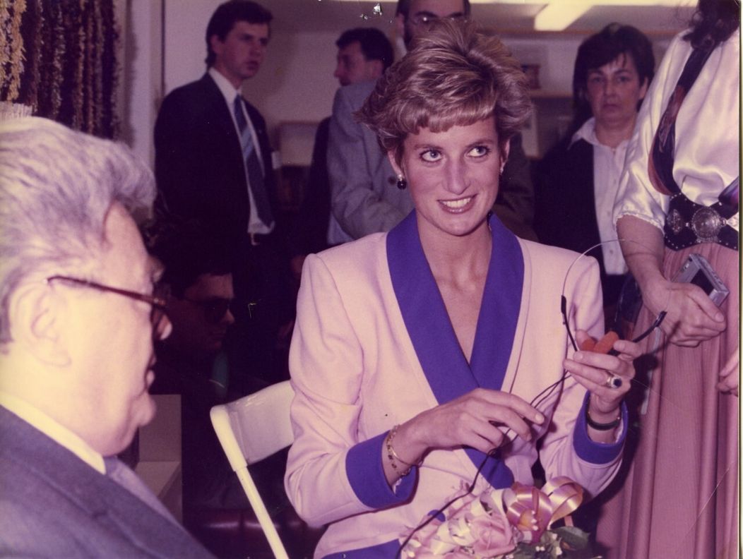 Princezná Diana v Bratislave v roku 1991