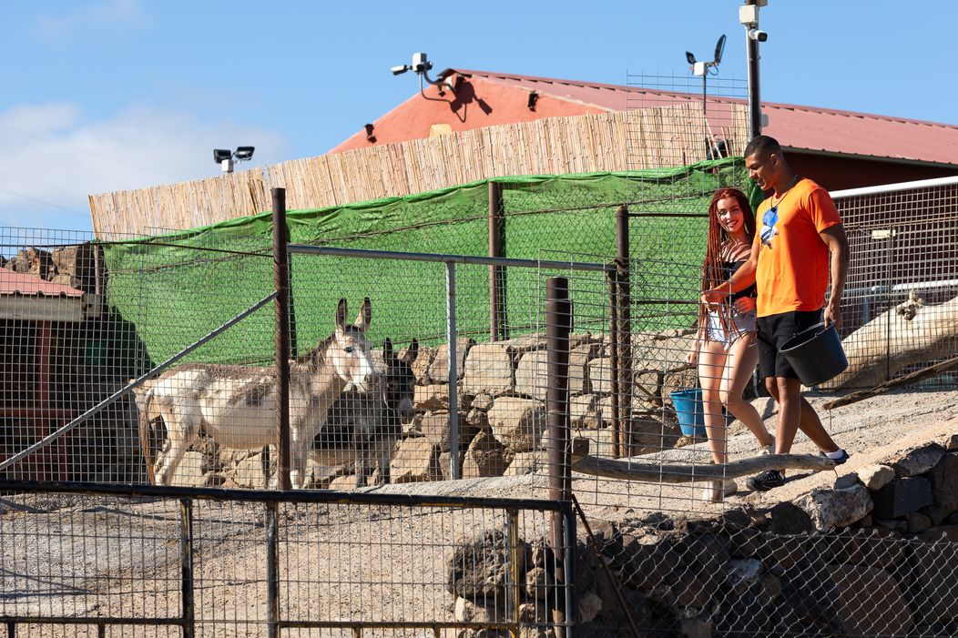 Rachel a Claude si z vily vyšli na rande.