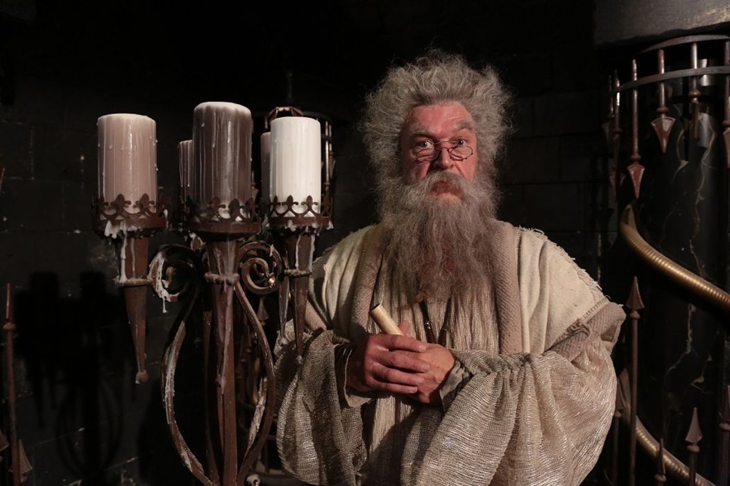 Michal Ďuriš v maskérni