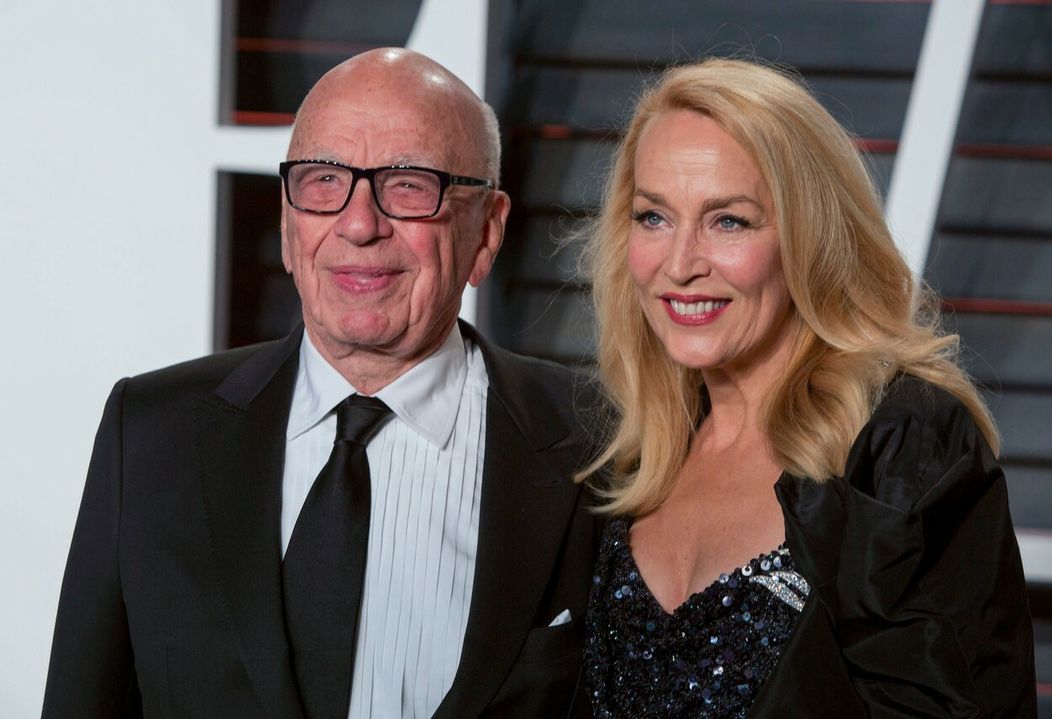 Rupert Murdoch a Jerry Hall.