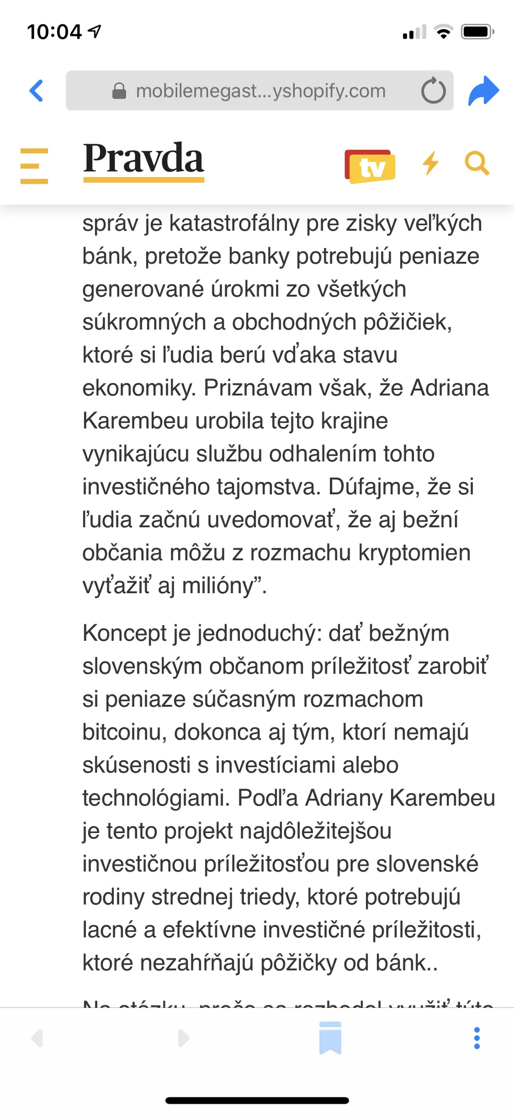 Nepravdivý článok