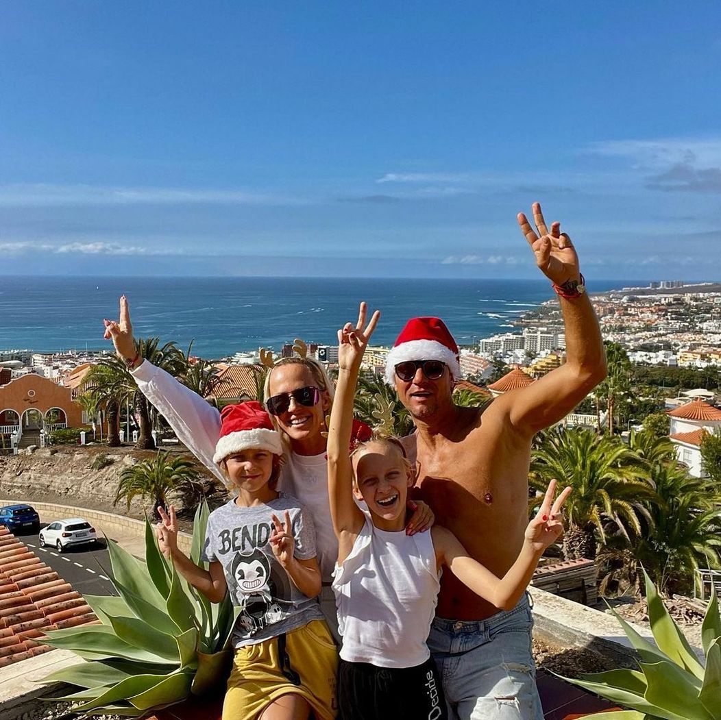 Zuzana Belohorcová s rodinou