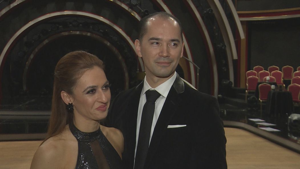 Vanda Poláková s manželom Michaelom na Let's Dance