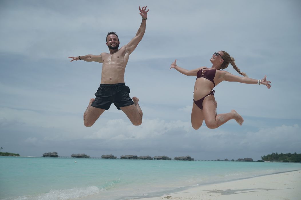 Tereza a Milan na Maldivách