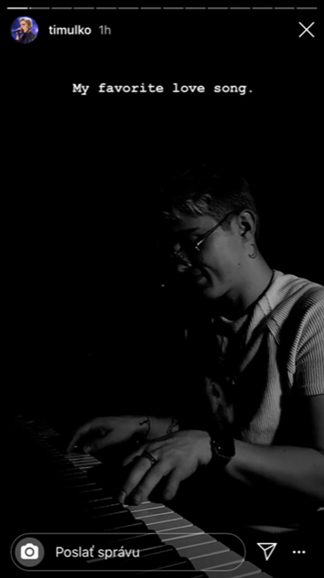 Timotej zahral bývalej láske obľúbenúpieseň a pripojil nádherné vyznanie.